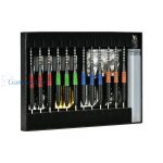 Set strelica One80 steel Elmar Paulke, brass, 12 strelica