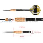 Set strelica steel One80 Deta Hedman Signature Dart V3, 23g 90% wolfram