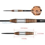 Set strelica steel One80 Luxor Epsilon 21g, 90% wolfram