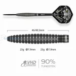 Set strelica steel One80 Crocforce CF4 23g 90% wolfram
