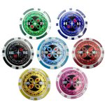 Poker set Laser 500kom, 11,5g numerisani čipovi, aluminijumski kofer