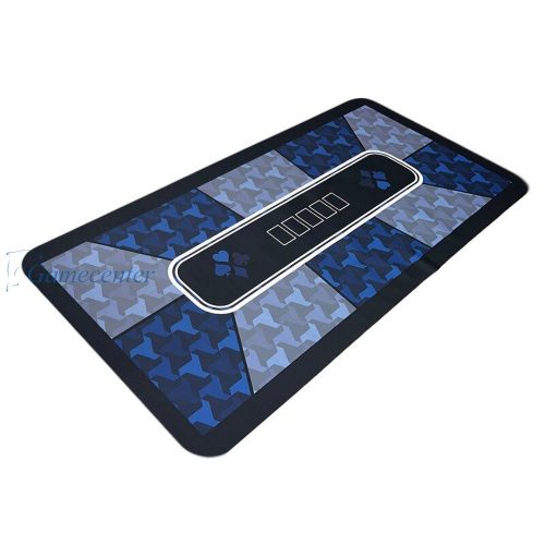 Poker prekrivač Prestige  gumirani plavi 220x100