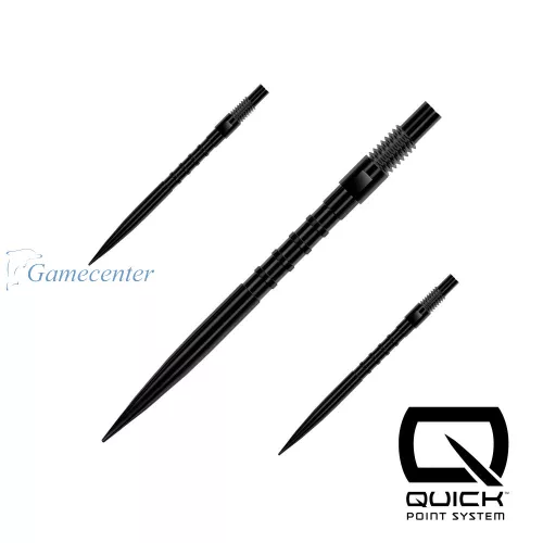 Vrhovi Harrows Quick Point HM Grip crni, 30mm - 3kom