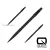 Vrhovi Harrows Quick Point HM Grip crni, 35mm - 3kom