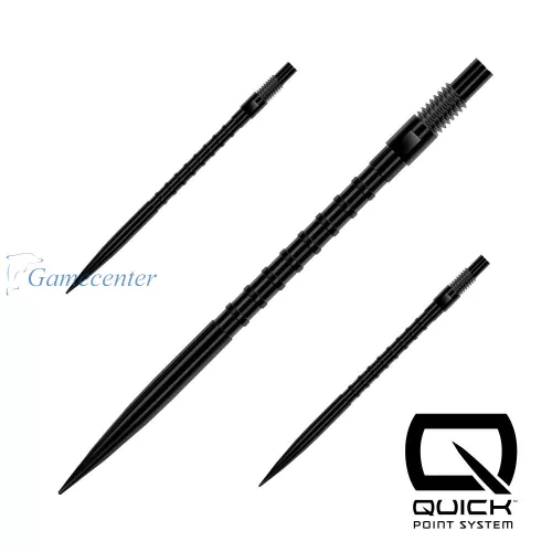 Vrhovi Harrows Quick Point HM Grip crni, 40mm - 3kom