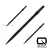 Vrhovi Harrows Quick Point HM Grip crni, 40mm - 3kom