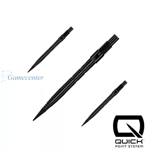Vrhovi Harrows Quick Point Micro Grip crni, 26mm - 3kom