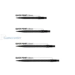 Vrhovi Harrows Quick Point Micro Grip crni, 26mm - 3kom