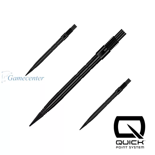 Vrhovi Harrows Quick Point Micro Grip crni, 30mm - 3kom