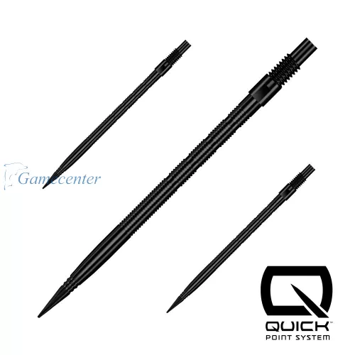 Vrhovi Harrows Quick Point Micro Grip crni, 40mm - 3kom