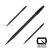 Vrhovi Harrows Quick Point Micro Grip crni, 40mm - 3kom
