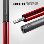 Bilijar štap Rhino Nebula 2 Crimson Red karbonski vrh 12,4mm Sport Wrap