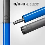 Bilijar štap Rhino Luminax Ocean Blue karbonski vrh 12,5mm Sport Wrap