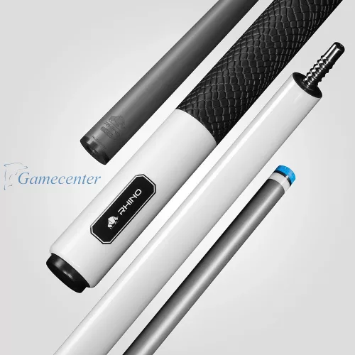 Bilijar štap Rhino Luminax White Pearl karbonski vrh 12,5mm Sport Wrap