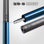 Bilijar štap Rhino Nebula 2 Sky Blue karbonski vrh 12,4mm Sport Wrap