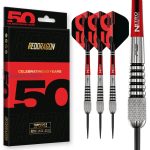 Set strelica steel Red Dragon Darts 50 Years - Flightmaster Torpedo 2 24g, 80% wolfram
