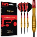 Set strelica steel Red Dragon Darts 50 Years - Golden Virgin 5 24g 95% wolfram