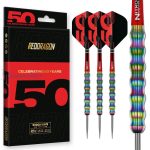 Set strelica steel Red Dragon Darts 50 Years - Shockwaves 26g, 90% wolfram