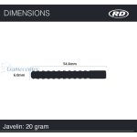 Pikado strelice RedDragon steel Javelin 20g, 85% wolfram