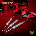 Set strelica steel Red Dragon Darts 50 Years - Grizzly 4 25g 90% wolfram