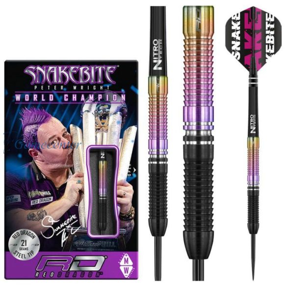 Pikado strelice RedDragon steel Peter Wright World Champion 2020, 21g, 90% wolfram