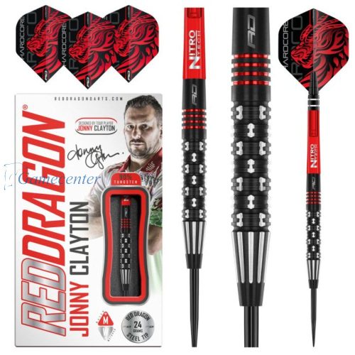 Pikado strelice steel RedDragon Johnny Clayton PL Special Edition, 24g, 90% wolfram