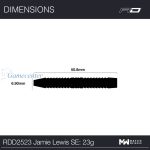 Strelice Red Dragon steel Jamie Lewis Special Edition 23g, 90% wolfram