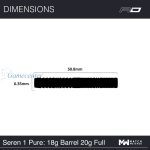 Set strelica soft Red Dragon Seren 1 Pure 18g, 90% wolfram