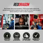 Set strelica steel Red Dragon 50 Years Player Edition Luke Humphries 22g, 90% wolfram