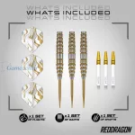 Set strelica steel Red Dragon Paradym Gold Torpedo 23g 90% wolfram