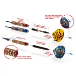 Set strelica steel Shot Value Range Mystic Red Plated 23g brass