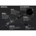 Set strelica steel Shot Value Range Mystic Red Plated 23g brass