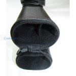 Tvrda torba Bohemia za dvodelni štap, crno-bela