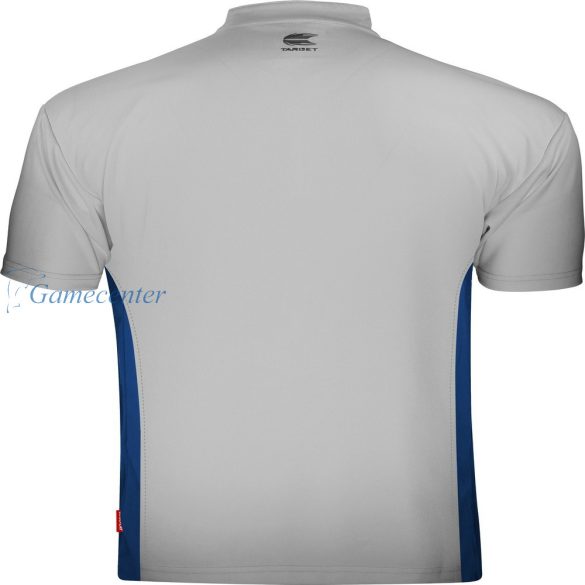 TARGET Coolplay Collarless majica za pikado sivo/plava veličina S