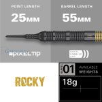 Set strelica soft Target Josh Rock 18g, brass