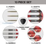 Set strelica steel Target Stephen Bunting G5 22g SP, 95% wolfram