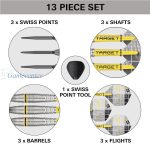 Set strelica steel Target Scott Williams G2 23g SP 90% wolfram