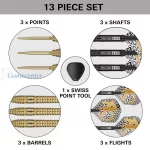 Set strelica steel Target Bolide Envy 03 22g SP 90% wolfram