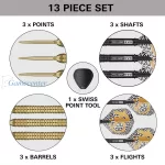 Set strelica steel Target Bolide Envy 04 23g SP 90% wolfram