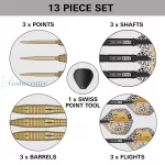 Set strelica steel Target Bolide Envy 05 22g SP 90% wolfram