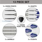Set strelica steel Target Shane McGuirk G1 23g SP 90% wolfram