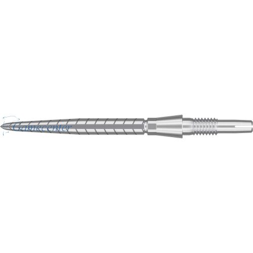 Vrhovi za strelice steel Target Swiss Storm Quartz Point 26mm, srebrni, 3kom.