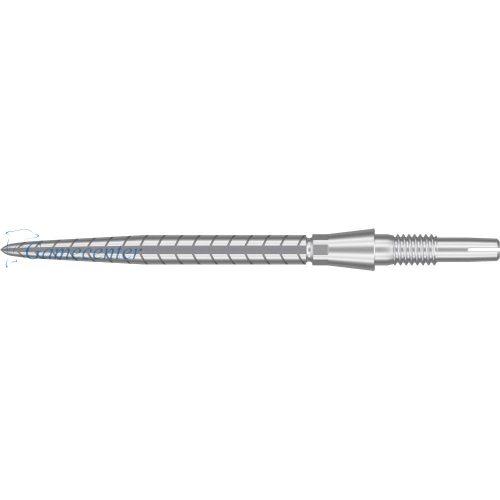 Vrhovi za strelice steel Target Swiss Storm Quartz Point 30mm, srebrni, 3kom.