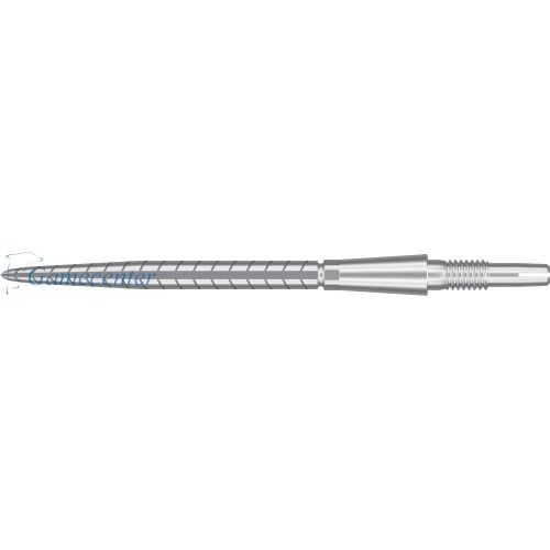 Vrhovi za strelice steel Target Swiss Storm Quartz Point 35mm, srebrni, 3kom.