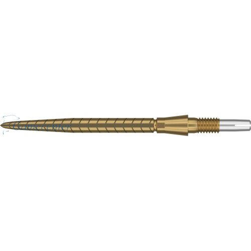 Vrhovi za strelice steel Target Swiss Storm Quartz Point 30mm, zlatni, 3kom.