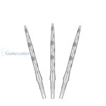 Vrhovi za steel strelice Target Swiss Storm Onyx srebrni, 30mm - 3kom