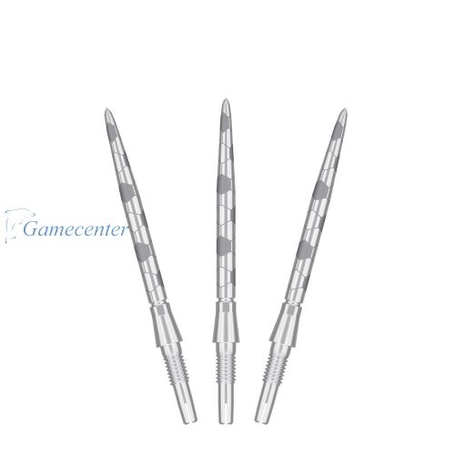 Vrhovi za steel strelice Target Swiss Storm Onyx srebrni, 30mm - 3kom