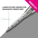 Vrhovi za steel strelice Target Swiss Storm Onyx srebrni, 35mm - 3kom