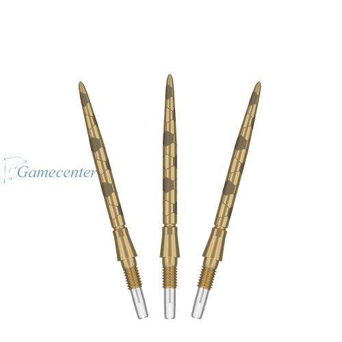 Vrhovi za steel strelice Target Swiss Storm Onyx zlatni, 30mm - 3kom