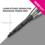 Vrhovi za steel strelice Target Swiss Storm Onyx crni, 26mm - 3kom